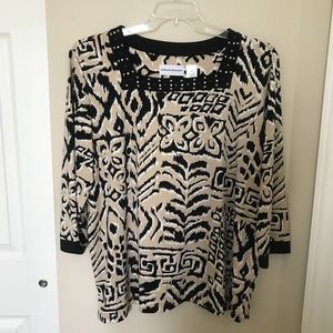 XL 3/4 length sleeve blouse/shirt